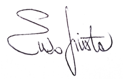 Firma autografa di Enzo Giusta